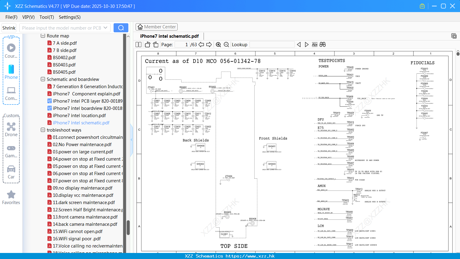 IPhone7 Intel Schematic